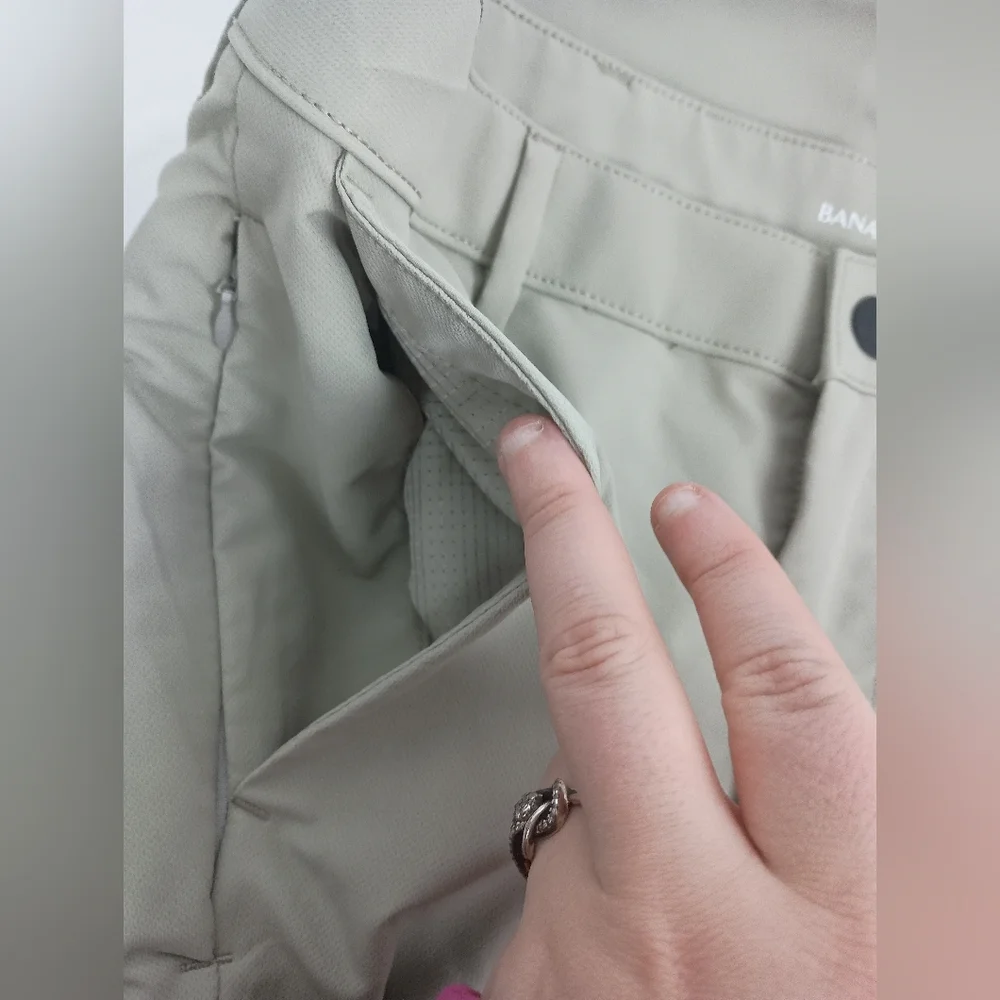 Mens BANANA REPUBLIC Office Siren‎ Tan Brown Work Business Chino Pants (#229)